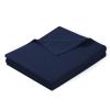 Tula Linen 1 Piece Luxury Hotel Quality Flat Sheet/Top Sheet Queen Size 100% Egyptian Cotton 700 Thread Count Solid Pattern Premium Quality Color Navy Blue view 2