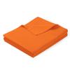 Tula Linen 1 Piece Luxury Hotel Quality Flat Sheet/Top Sheet Queen Size 100% Egyptian Cotton 700 Thread Count Solid Pattern Premium Quality Color Orange view 2