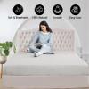 1 Piece Luxury Hotel Quality Fully Elastic Fitted Sheet/Bottom Sheet Queen Size Fits 14-15" Deep Pocket 100% Egyptian Cotton 700 Thread Count Solid Pattern Premium Quality Color Silver Grey view 4