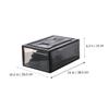 Cabilock 1pc Transparent Shoe Storage Box Stackable Household Organizer for Sneakers Clamshell Design for Displaying Sports Shoes Socks and Accessories Material view 4