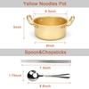 AHIER Korean Ramen Cooking Pot Set Noodle Pot with Lid, 6.3in view 3