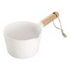 Handle Wooden Water Ladle for Bathing and Kitchen Use for Scooping Water Rinsing and Gardening Stackable and Easy to Clean view 1