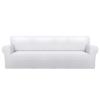 PureFit Super Stretch 4 Seater Sofa Slipcover  Spandex Non Slip Soft Couch Sofa Cover, Washable Furniture Protector with Non Skid Foam and Elastic Bottom for Kids, Pets XX Large, White view 1
