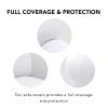 PureFit Super Stretch 4 Seater Sofa Slipcover  Spandex Non Slip Soft Couch Sofa Cover, Washable Furniture Protector with Non Skid Foam and Elastic Bottom for Kids, Pets XX Large, White view 3