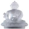 Colored Glaze Menla Medicine God Buddha Statue (White, 7.5" H x 4.7" L x 3.9" W) view 2
