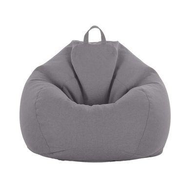 Adult Kids Beanbag Cover, Beautiful Home Accessory Solid Color Simple Design Lazy Lounger Seat Recliner Slipcover, No Filling,S9,M