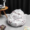 Adult Kids Beanbag Cover, Beautiful Home Accessory Solid Color Simple Design Lazy Lounger Seat Recliner Slipcover, No Filling,S9,M view 2