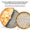 Hommtina 2.2Lb Ceramic Pie Weights Baking Beans Pie Crust Reusable 10mm Weights Natural Ceramic Stoneware with Wheat Straw Container (35 Oz Total) (White) view 4