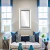 OVALCREST Rectangle Beveled Wall Mirror for Home Decor - Chicago Style - Silver Spray - 23x29 Outside Dimensions view 3
