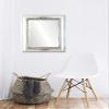 OVALCREST Rectangle Beveled Wall Mirror for Home Decor - Boston Style - Silver Leaf with Black Antique - 29x35 Outside Dimensions view 3