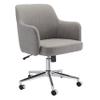 Amazon Basics Modern Home Office Desk Chair with Smooth-Rolling Wheels, Adjustable Height, 360 Degree Swivel, Light Gray view 1