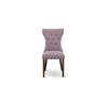 East West Furniture GAP7T40 Gallatin Parson Kitchen Chairs - Button Tufted Nailhead Trim Dahlia Linen Fabric Padded Dining Chairs, Set of 2, Jacobean view 4