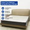 TopSoon Mattress Bag  Clear Plastic Mattress Disposal Bag  Moving & Storage Cover for Mattress or Box Spring  Heavy-Duty Mattress Moving Supplies (4mil, King/Queen 78" x 14" x 100") view 2