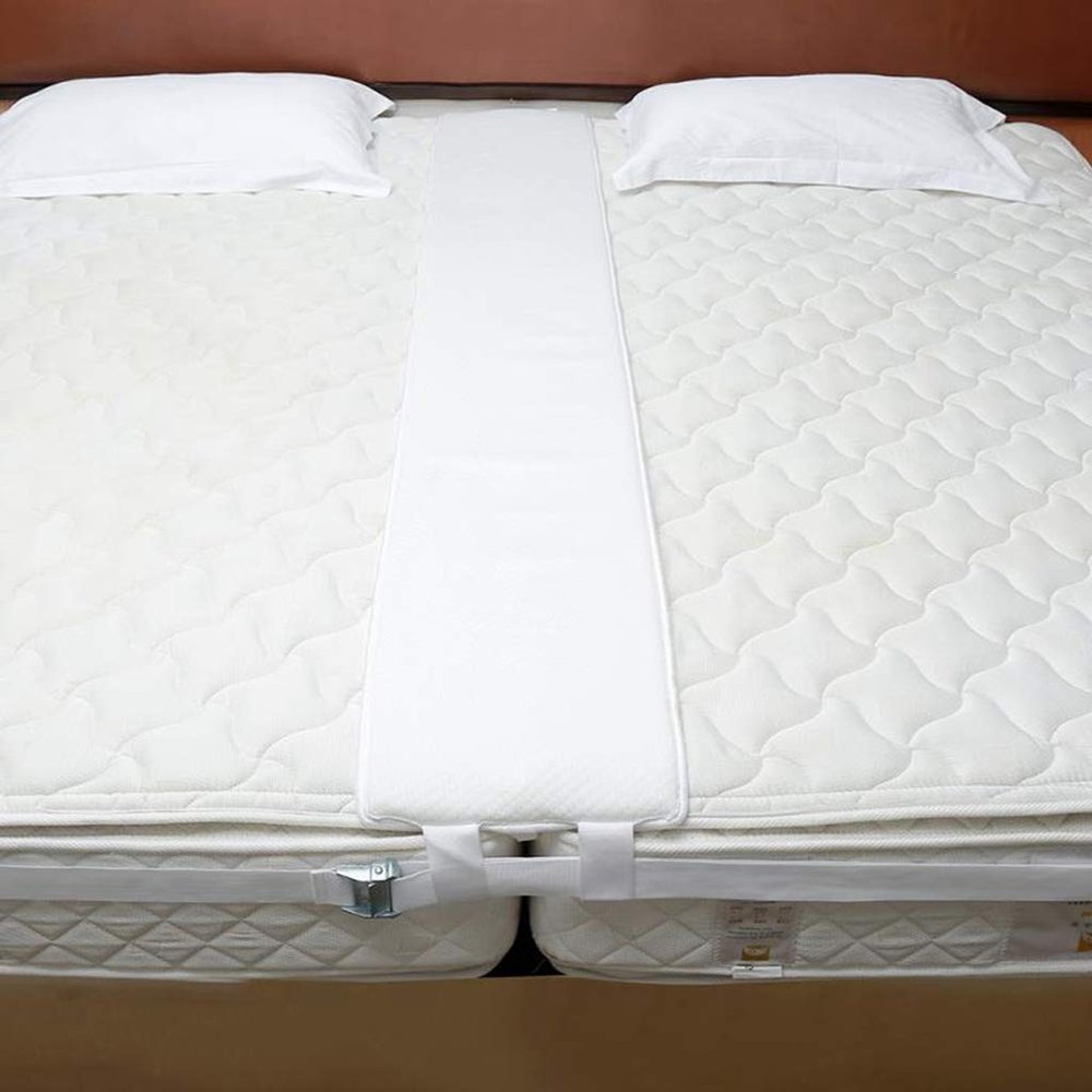 DoMyfit Bed Bridge Mattress Connector Twin to King Converter Kit Metal Bed Gap Filler Two Single Mattress Connector for Home Hotel