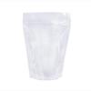 PABCK 100 Pack (Inside Size 3.15x2.87 inch) Clear Resealable Stand Up Bags Heat Seal Zipper Lock Reusable Storage Pouches for Zip Food Storage Lock Packaging with Tear Notches view 1