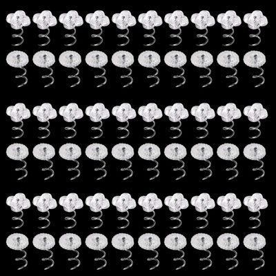 Lunarm 200pcs Upholstery Tacks Clear Heads Twist Pins 0.59 inches