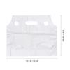 Cabilock 100pcs Portable Drink Carrier Bag Disposable Take- Tea Bags for for Home Shops and Events view 2
