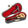 Diydeg Guitar Model, Mini Guitar Model, Painted Processing Lifelike Office Table Home Desk for Home Office view 3