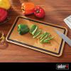 Weber Cutting Board, Brown  DishwasherSafe Cutting Board with Juice Grooves for Grill Prep & Serving view 2