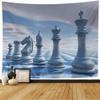 Staroapr Tapestry Wall Hanging Blue Nobody Leisure with Chess Sky Move Render Marketing Abstract Landscape Piece Power Textures Home Decorations for Bedroom Dorm Decor 80x60 Inch view 1