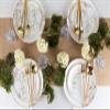 Novelty Modern Flatware Disposable Plastic Cutlery Combo Set 40 Count Luxury Gold, Service for 8 view 4