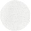 Rugs.com Everyday Shag Rug  White 5x8 Oval Shag Rug Perfect for Kitchens, Dining Rooms and More view 3