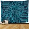 Starocha Tapestry High Tech Motherboard Wall Art, Computer Circuit Wall Tapestry, 80x60 Inch, Bedroom Decor view 1