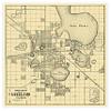 Antiguos Maps - City of Lakeland, Florida circa 1925 - measures 24 in x 28 in (610 mm x 711 mm) view 1