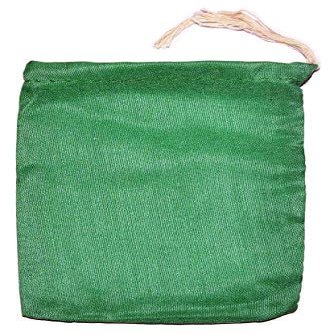 144 BAGS AURA VARIETY 3"x4" LITTLE POUCH GREEN COTTON CLOTH BAG WITH WHITE STRING Traditional Wiccan Gris Gris Mojo Treasure Bag