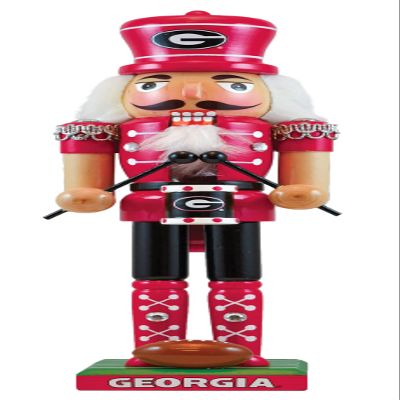 Masterpieces NCAA Georgia Bulldogs Nutcracker - Premium Quality, Educational, and Fun Activity for Kids and Families - Great Gift Idea for Holidays, Birthdays, and Everyday Playtime