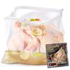 Brining Bag, 26"22", 2 Pack, Extra Large Turkey Brine Bag with 2 Strings and 2 Larger Clips, Thickened materials, Double Track Zippers Brine Bags, Brining Bags for Turkey, Ham, Beef, Marinade view 1