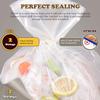 Brining Bag, 26"22", 2 Pack, Extra Large Turkey Brine Bag with 2 Strings and 2 Larger Clips, Thickened materials, Double Track Zippers Brine Bags, Brining Bags for Turkey, Ham, Beef, Marinade view 3