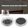 Heavy Duty Plastic Bed and Furniture Risers, 8 Pack, Adjustable Lifters for Sofa, Table, Desk, Chairs view 3