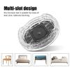 Heavy Duty Plastic Bed and Furniture Risers, 8 Pack, Adjustable Lifters for Sofa, Table, Desk, Chairs view 4