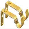 Adjustable Curtain Rod Bracket Or Rod Holder - for 1 or 1 1/8 Inch Rods-(Gold,Set of 2) view 1