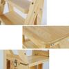 CGF-Stands Wooden 3 Step Foot Stools Ladder Folding Step Stool Stepladders Home and Kitchen Step Ladder Sturdy Ladders 300lbs Capacity Space Saving (3 Colors) view 4