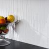 FASDE Skyline Decorative Vinyl Backsplash Panel in Matte White (5 Pack) view 3