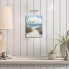 Abstract Beach Picture Wall Art: Sandy Path to Ocean with Sea Grass Artwork Painting for Bedroom (16'' x 12'' x 1 Panel) view 2