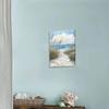 Abstract Beach Picture Wall Art: Sandy Path to Ocean with Sea Grass Artwork Painting for Bedroom (16'' x 12'' x 1 Panel) view 4