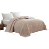 Beatrice Home Fashions Channel Chenille Bedspread, Full, Blush view 1