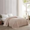 Beatrice Home Fashions Channel Chenille Bedspread, Full, Blush view 2