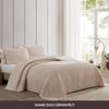 Beatrice Home Fashions Channel Chenille Bedspread, Full, Blush view 3