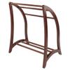 Contemporary Home Living Wooden Blanket Rack - 36" - Brown view 4
