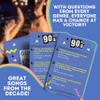 Boxer Gifts Nineties Guess That Tune Music Card Games for Adults and Families | Song Lyrics Game Night - Name The 90s Song Trivia | 1990s Nostalgia Gifts for Music Lovers view 4