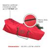 7.5 Red and Green Rolling Artificial Christmas Tree Storage Bag view 4