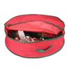 36 Red and Green Christmas Wreath Storage Bag view 3