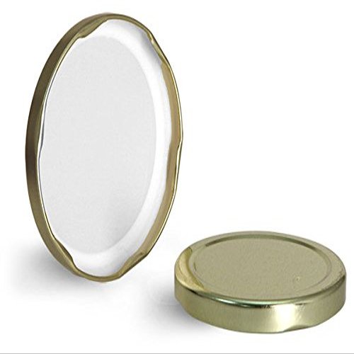 82/2040 Gold Metal Plastisol Lined Lug Caps