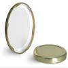 82/2040 Gold Metal Plastisol Lined Lug Caps view 1