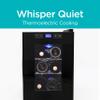 BLACK+DECKER 6 Bottle Wine Fridge, Thermoelectric Small Wine Cooler, Mini Wine Fridge with Triple Pane Clear Glass Door, BD60016 view 4