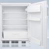 Summit Appliance FF6LW7NZ Commercially Approved Nutrition Center Series All-Refrigerator for Freestanding Use in White with Auto Defrost, Front Lock and Digital Temperature Display view 2